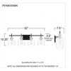 Quoizel Lighting Pensbury 4 - Light Vanity in  Matte Black - 4 of 4