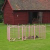 LAOTIES 32" Metal Dog Playpen,8-Panel Foldable Pet Fence with Door,Indoor And Outdoor Exercise Pen for Small,Medium And Large Dogs - 3 of 4