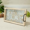 VIP Wood 14 in. Brown Life in Full Bloom Tray - 2 of 4