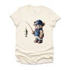 Simply Sage Market Teddy Bear Fisherman Short Sleeve Tee - 2 of 4