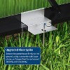 Greenhouse for Outdoors, Heavy-Duty Walk-In Design with Roof Vent, Ground Nails & Sliding Lockable Door, for Garden Backyard - 4 of 4