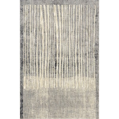 Nuloom Emely Modern Striped Indoor Area Rug, 4' x 6', Grey