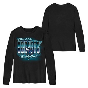 NBA Charlotte Hornets Kids' Black Long Sleeve T-Shirt - 1 of 3