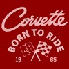 Women's General Motors Corvette Born to Ride T-Shirt - 2 of 4