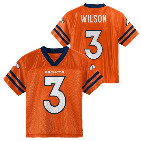 NFL Pro Line Men's Russell Wilson Orange Denver Broncos Player Jersey