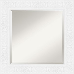 Amanti Art Luxe Beveled Framed Bathroom Vanity Wall Mirror - 1 of 4