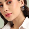 SOHI Women's Crystal Stud Earrings - 3 of 4