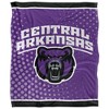 University Of Central Arkansas Logo Dots Silky 50x60 Blanket, 1 Sided 50x60 - 2 of 4