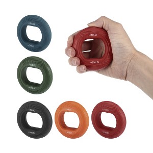 Unique Bargains Silicone Hand Grip Circle Adjustable Strength Grip 70-80LBS - 1 of 4