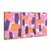 Trademark Fine Art Treechild Layered Purple Strokes Pattern 3 Piece Panel Set Art - 2 of 3
