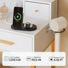 Vanity Desk with Mirror and Lights, Makeup Vanity with 4 Drawers, 2 Shelves, 3 Light Modes & Charging Station - 4 of 4