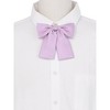 INSPIRE CHIC Women's Metallic Shiny Solid Color Square End Bow Ties - 4 of 4