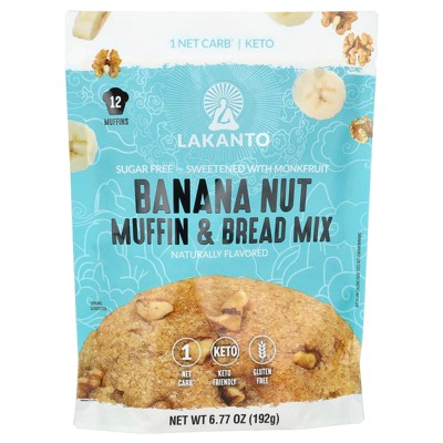 Lakanto Banana Nut Muffin & Bread Mix, 6.77 oz (192 g)