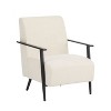 CAVINAS 26.38" Modern Upholstered Lounge Chair with Metal Legs, Accent Armchair for Living Room, Bedroom, Office - 4 of 4