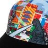Godzilla Cityscape Monsters Cartoon All Over Print Snapback Hat for Men - 4 of 4
