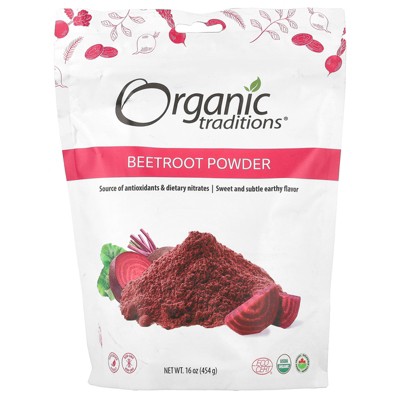 Organic Traditions Beetroot Powder , 16 oz (454 g)