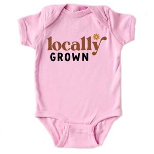 The Juniper Shop Boho Locally Grown Baby Short Sleeve Bodysuit - 1 of 4