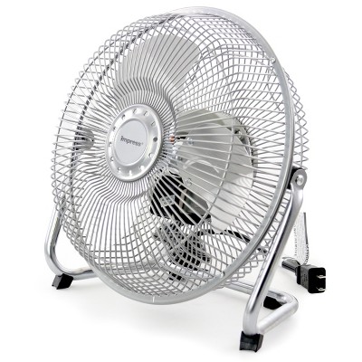 Impress 9-Inch High Velocity Fan in Silver Finish