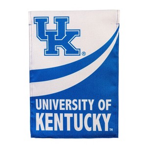 NCAA University of Kentucky Garden Flag 12x18 Double Sided, Officially Licensed Sports Flags For Outside, Indoor and Outdoor Students & Alumni - 1 of 1