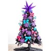 Nearly Natural 7-ft Black Artificial Christmas Tree with 500 Clear LED Lights and 1428 Tips - image 4 of 4