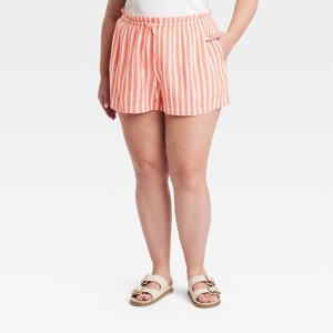 Women's High-Rise Gauze Tie-Waist Pull-On Shorts - Universal Thread™ - 1 of 3