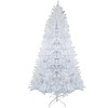 6.5 Ft Prelit Artificial Christmas Tree, Black Christmas Tree with 250 Warm White LED Lights & 818 Branches, Xmas Decoration for Living Room Hallway - 3 of 4