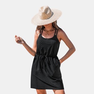 Women's Eyelet Embroidered Sleeveless Beach Cover-Up Dress - Cupshe - 1 of 4