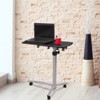 Karl Home 29 inch H x 25 inch W Laptop Cart with Wheels - 2 of 4