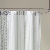 LunaLulinlk Cotton Printed Shower Curtain with Chenille - 2 of 4