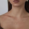 Delicate Heart Pendant Necklace, 14K Gold Plated Dainty Chain, Gift for Women - 2 of 4