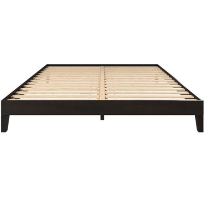 TiramisuBest Nix - King Platform Bed - Black - Black Wood Design