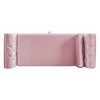 CAVINAS Velvet Rectangular Storage Ottoman Bench with Nailhead Trim, Multifunctional Ottoman Foot Rest with 1 Pillow, Accent Stools, Entryway Benches - 4 of 4