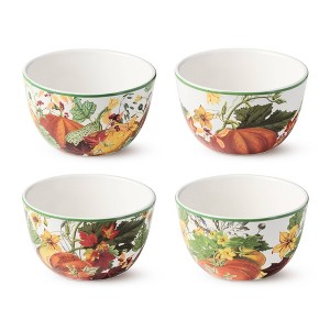 Certified International (Set of 4) 22oz Harvest Fields Ice Cream Bowls - 1 of 4
