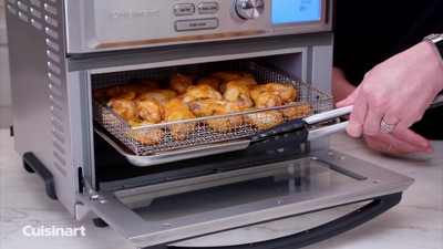 Cuisinart Stainless Steel Air Fryer Toaster Oven with Fry Basket TOA-65 -  The Home Depot