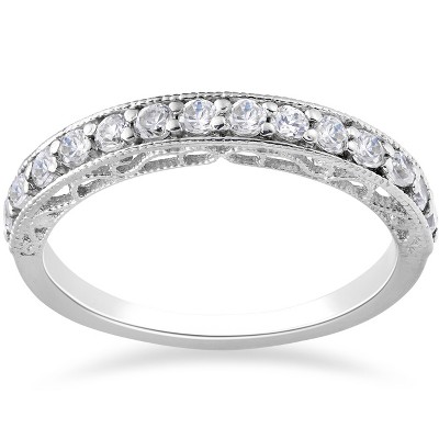 Pompeii3 1/2 ct Vivian Lab Created Diamond Wedding Ring 14k White Gold