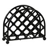 Home Basics Lattice Collection Free-Standing Napkin Holder, Black - 3 of 4