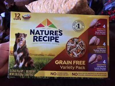 Nature s Recipe Grain free Chicken Beef Turkey Lamb Wet Dog