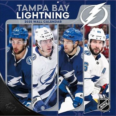 NHL Tampa Bay Lightning 2025 12"x12" Team Wall Calendar