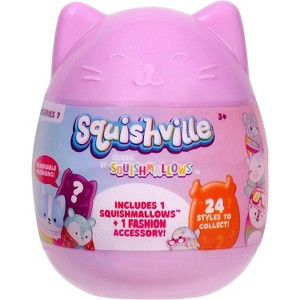 Squishmallows Squishville, Series 7 - Assorted Single - Official Kellytoy - Collectible Mini Stuffed Animal Toy Plush & Accessories, Styles May Vary - 1 of 4