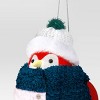 Christmas Featherly Friends Ornament Plaid Scarf - Wondershop™ - 3 of 3