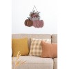 Transpac MDF Pumpkins Door Hanger Wall Sign Multicolor Fall Harvest Wood Decor for Indoor Use and Gift Giving - 2 of 4