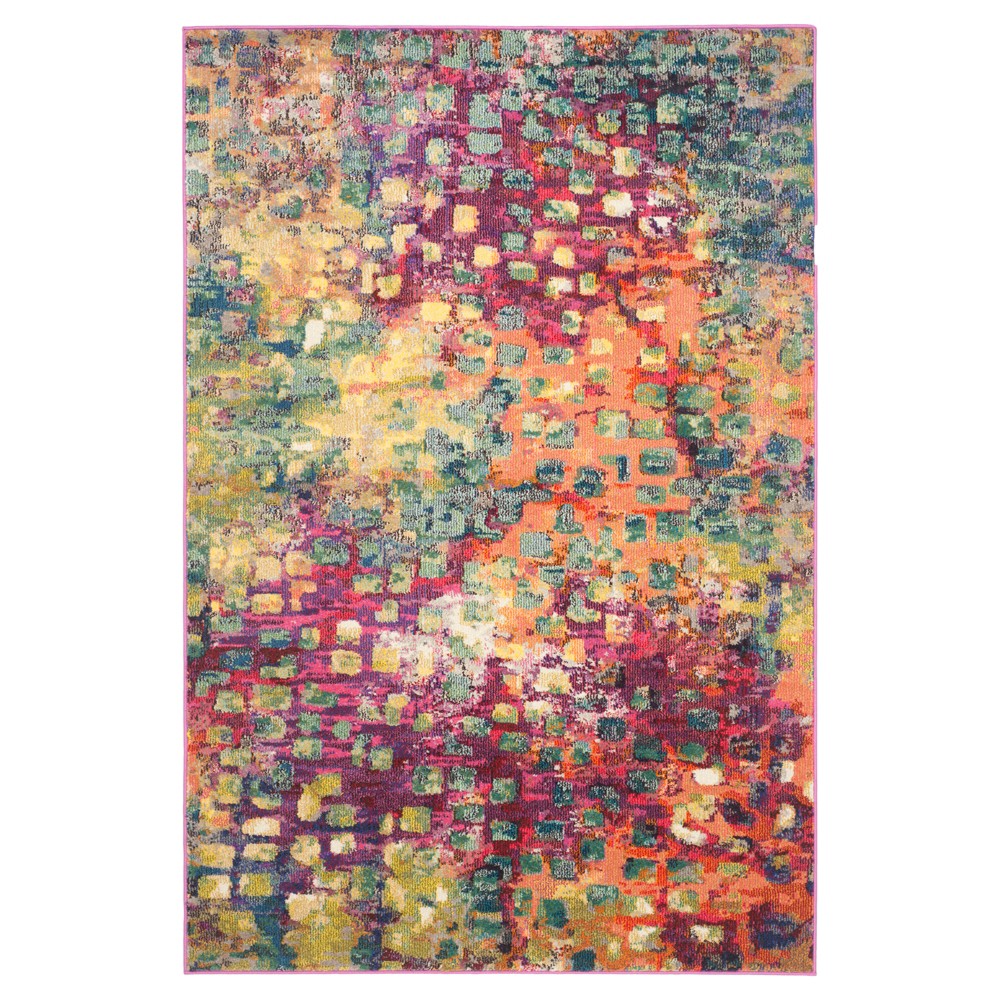 Sasha Area Rug - Pink/Multi (5'1inx7'7in) - Safavieh