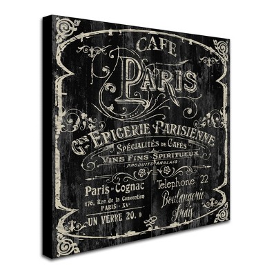 Trademark Fine Art -Color Bakery 'Paris Bistro VI' Canvas Art