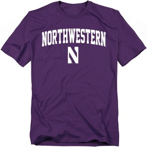 Men's Northwestern University One Color Arch T-Shirt - 1 of 4
