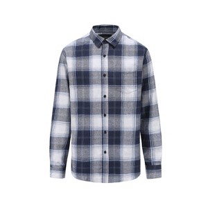 Braveman | Men's Button Down Long Sleeve Plaid Shirt - 1 of 3