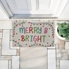 Stupell Industries Merry & Bright Ornament Border Printed Outdoor Imitation Sisal Door Mat, design by Emily Cromwell - 4 of 4