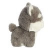Aurora Small Husky Teddy Pets Playful Stuffed Animal Gray 7" - 4 of 4