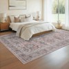 Washable Rugs for Living Room Bedroom Nursery Distressed Vintage Office Carpet Oriental Home Decor - 2 of 4