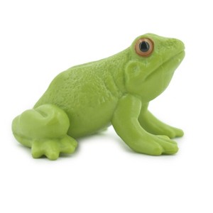 Collectible Wildlife Gifts | Frog, American Green Garden frog, Amphibians, Museum Quality, Hand Painted, Rubber, Toy,  Gift,   2 1/2"   CH689 BB173 - 1 of 4