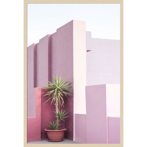 Amanti Art La Muralla Roja 4 by Kathrin Pienaar Wood Framed Wall Art Print - 1 of 4